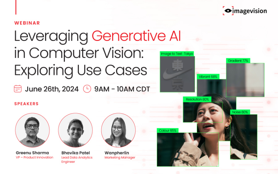 Leveraging Generative AI in Computer Vision: Exploring Use Cases | Register Webinar