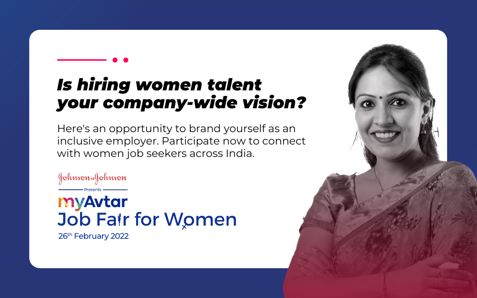 myAvtar Job Fair for Women Feb 2022