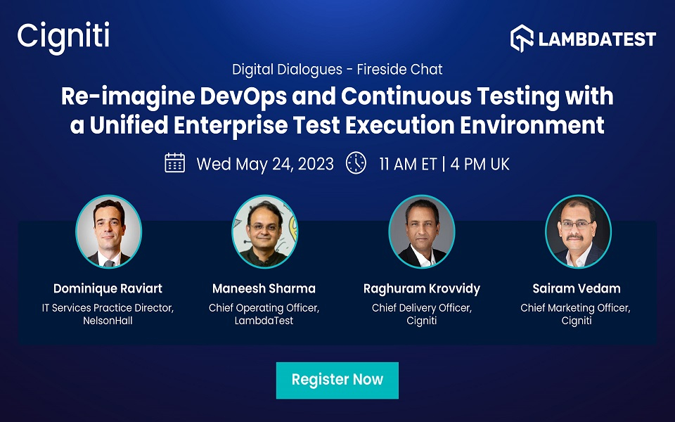 Re-imagine DevOps and Continuous Testing with a Unified Enterprise Test Execution Environment