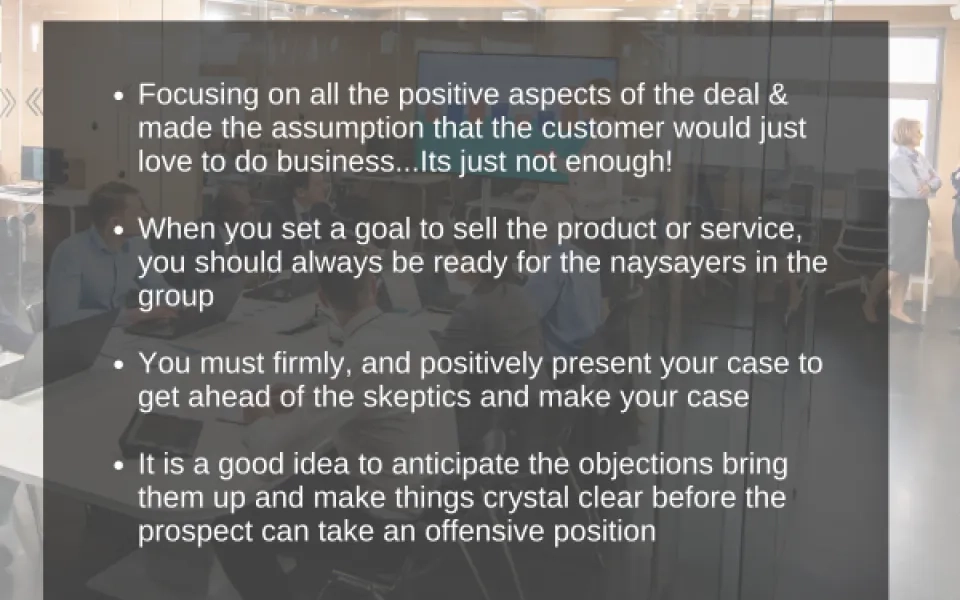 Conflict in the Sales Meeting? No Problem!