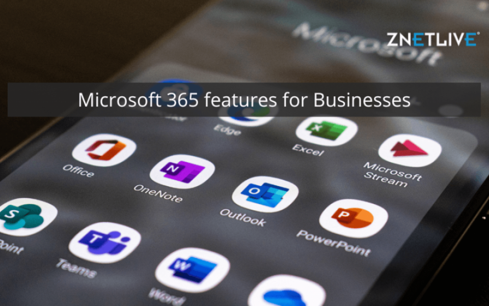 Top used features of Microsoft 365 