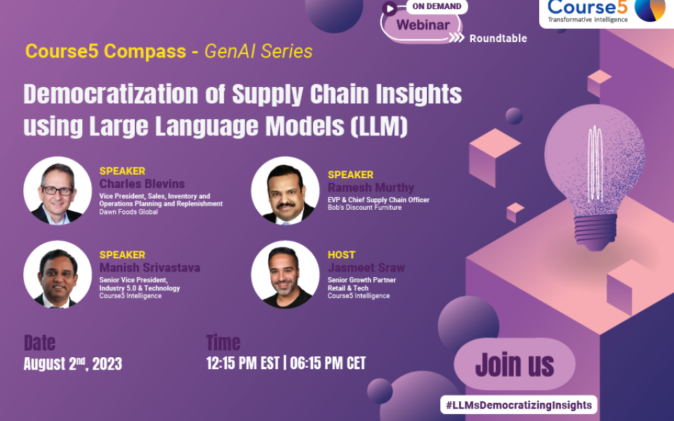 Democratizing Supply Chain Insights using Large Language Models (LLMs)