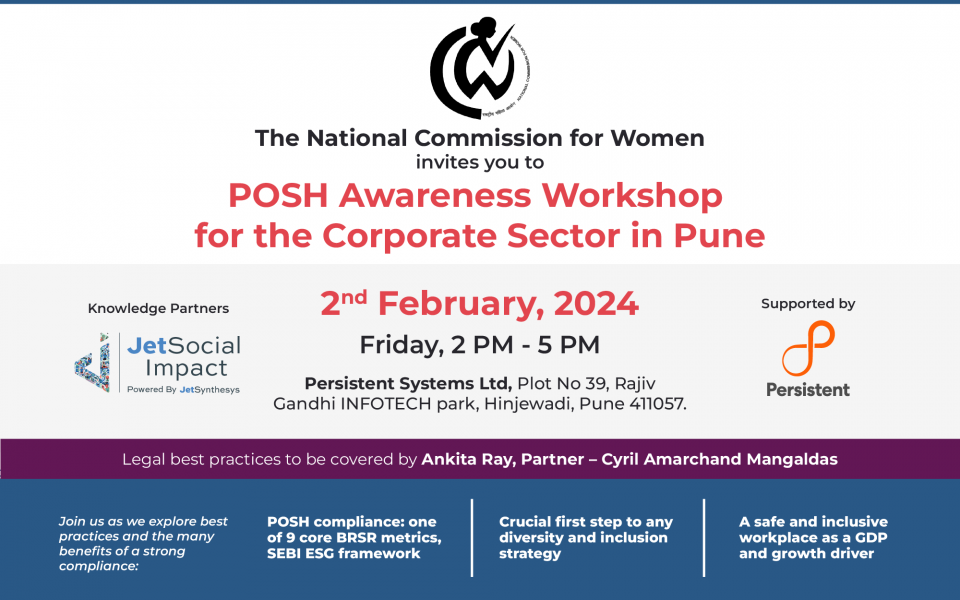 POSH Awareness Workshop for the Corporate Sector 