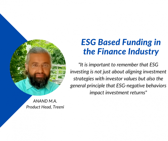 ESG Based Funding in the Finance Industry