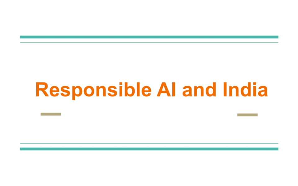 Responsible AI and India