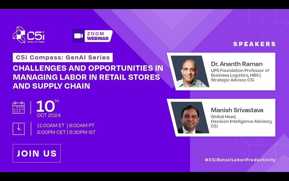 Webinar - Challenges and Opportunities in Managing Labor in Retail Stores and Supply Chain