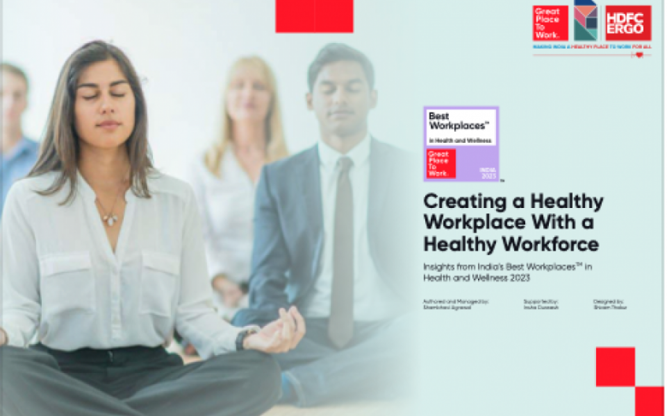 India's Best Workplaces in Health & Wellness 2023