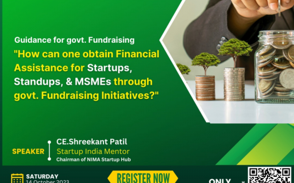 Webinar on Govt Schemes For Standup & MSMEs by Shreekant Patil