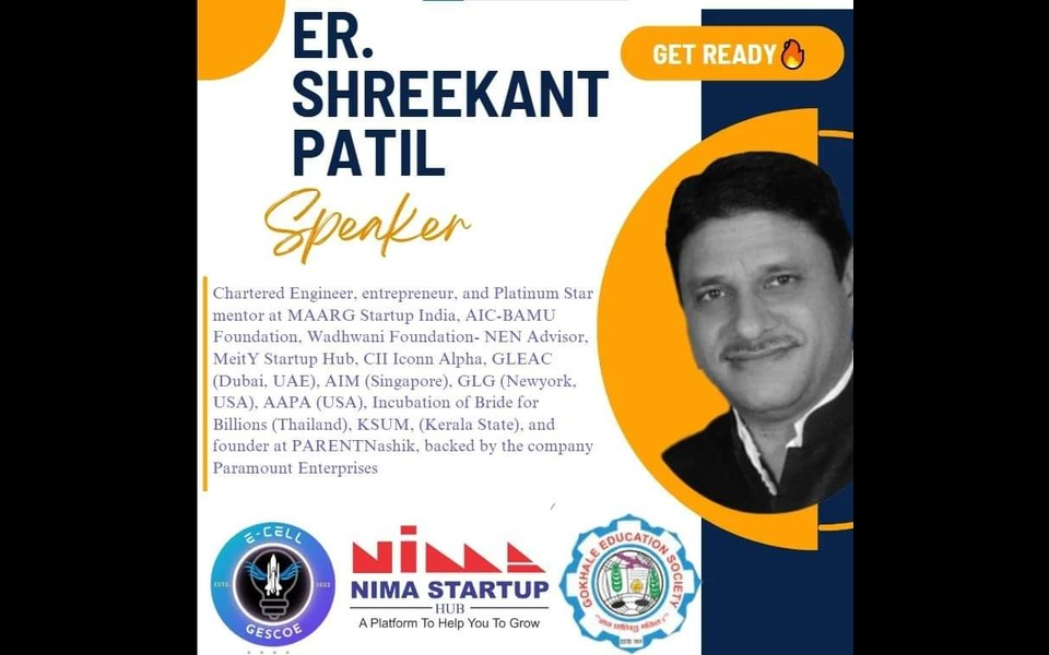 NIMA Startup Hub organized Startup Awareness Program At Gokhale Edu Society Led by Shreekant Patil