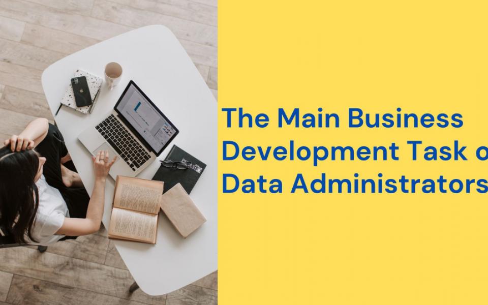 The Main Business Development Task of Data Administrators