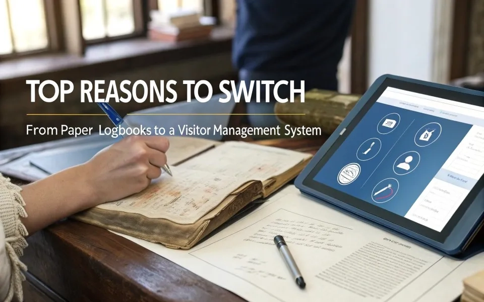 Top Reasons to Switch from Paper Logbooks to a Visitor Management System