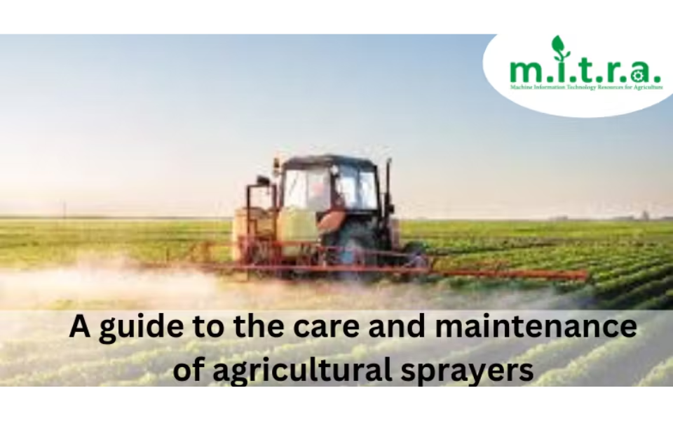 A guide to the care and maintenance of agricultural sprayers
