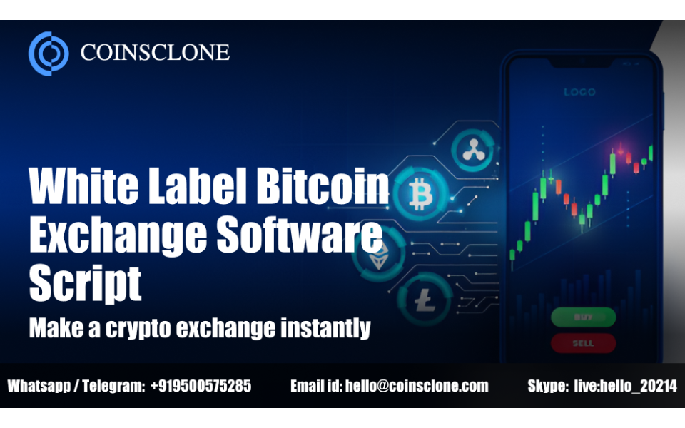 White-label bitcoin exchange software script