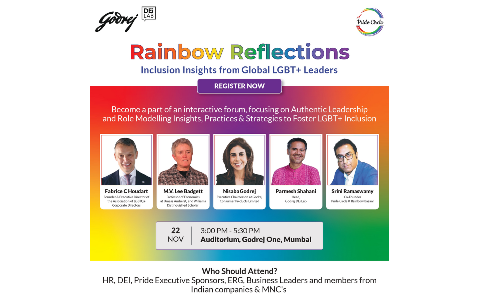 Rainbow Reflections: Inclusion Insights from Global LGBT+ Leaders (In-person: Godrej One, Mumbai)