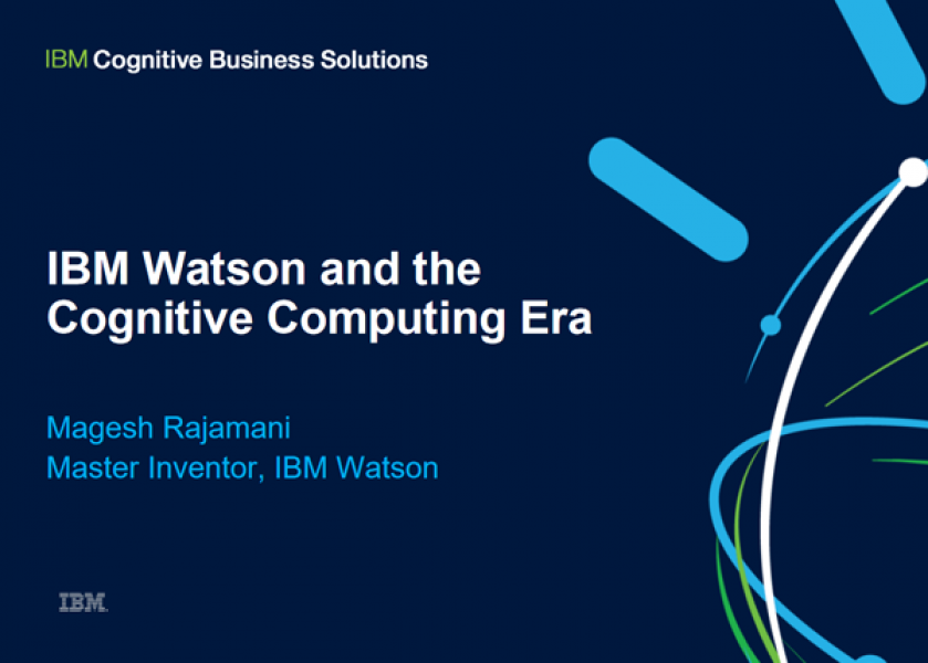 Watson and Cognitive
