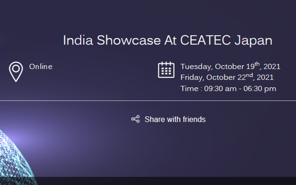  India Showcase at CEATEC Japan