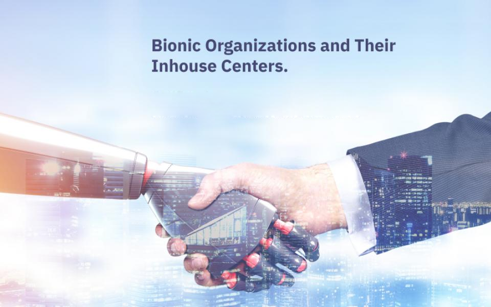 Bionic Organizations and their Inhouse Centers