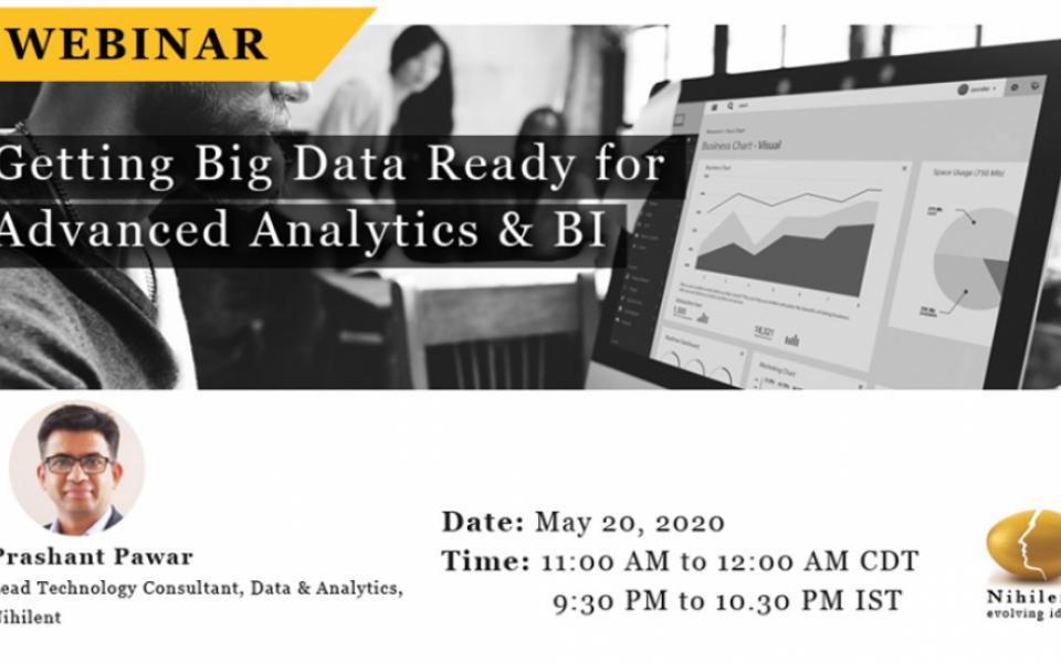 Live Webinar on Getting Big Data Ready for Advanced Analytics & BI