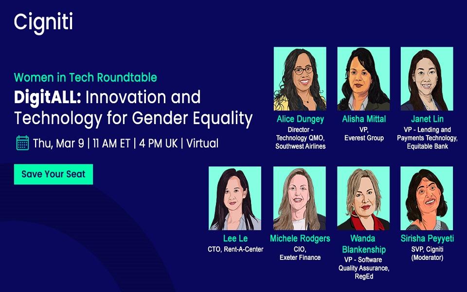 Women in Tech Roundtable DigitALL Innovation and Technology for Gender
