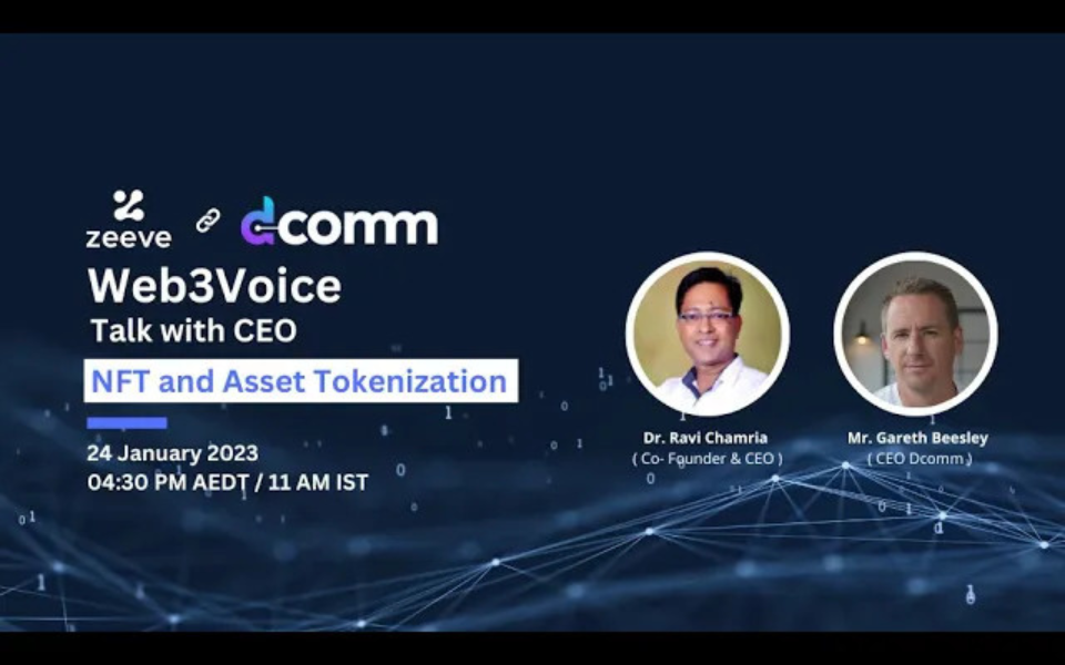 Web3Voice - Talk series with DComm - NFT and Asset Tokenization