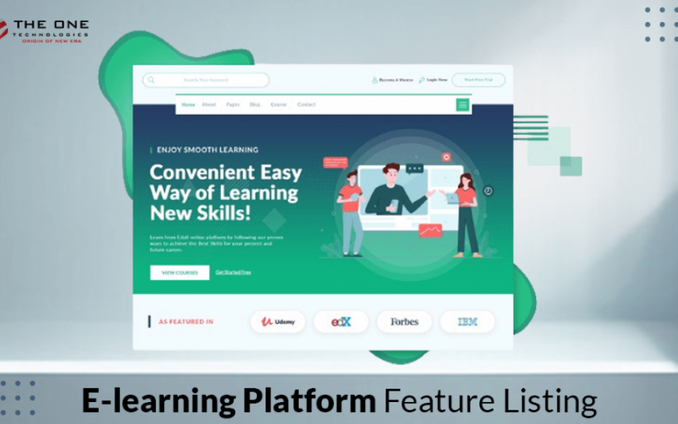 E-learning Platform Feature Listing
