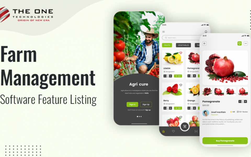 Farm Management Software Feature Listing
