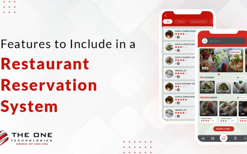 Features to Include in a Restaurant Reservation System