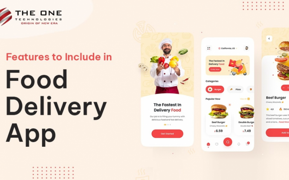 Features to Include in Food Delivery App