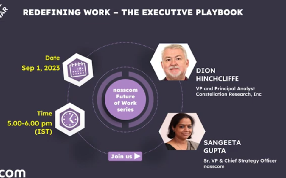  Redefining Work – The Executive Playbook Ft. @ConstellationResearch 