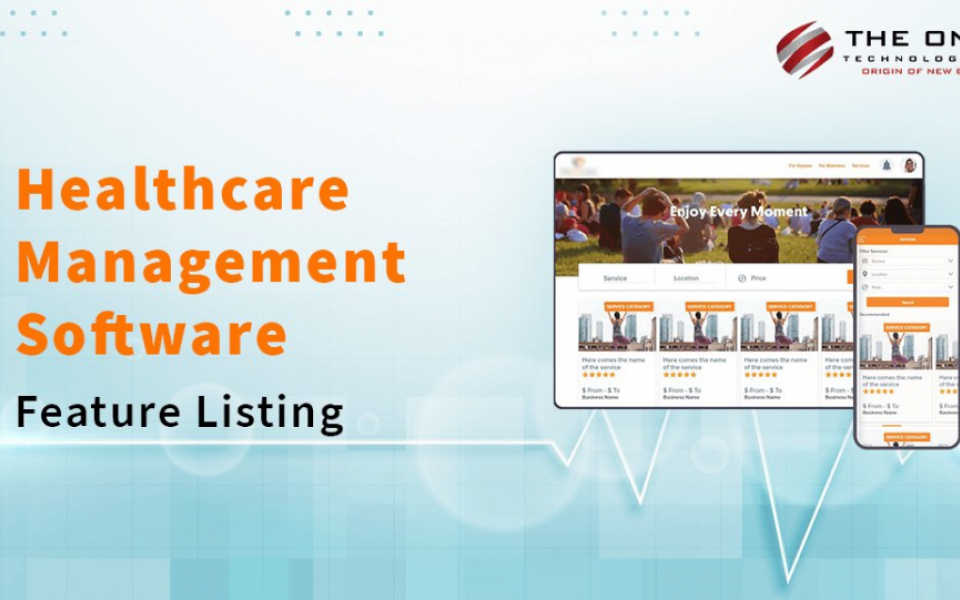 Healthcare Management Software Feature Listing
