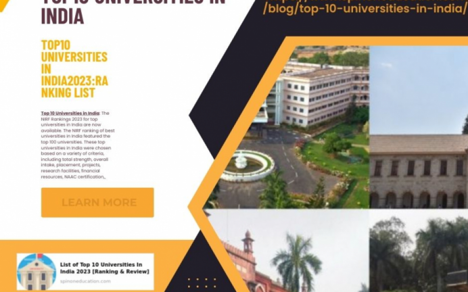 Top 10 Universities in India 2023: Ranking List 