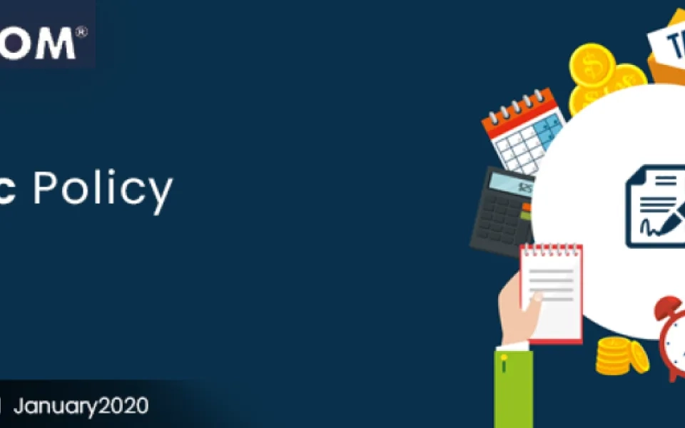 NASSCOM Public Policy Monthly Newsletter : January 2020