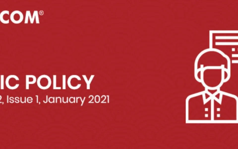 NASSCOM Public Policy Monthly Newsletter: January 2021