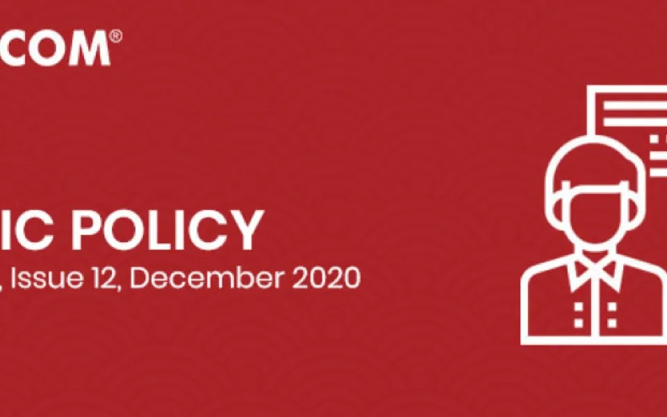 NASSCOM Public Policy Monthly Newsletter: December 2020