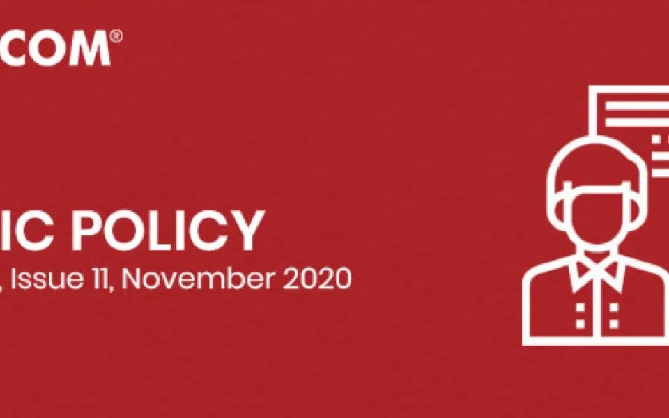 NASSCOM Public Policy Monthly Newsletter: November 2020