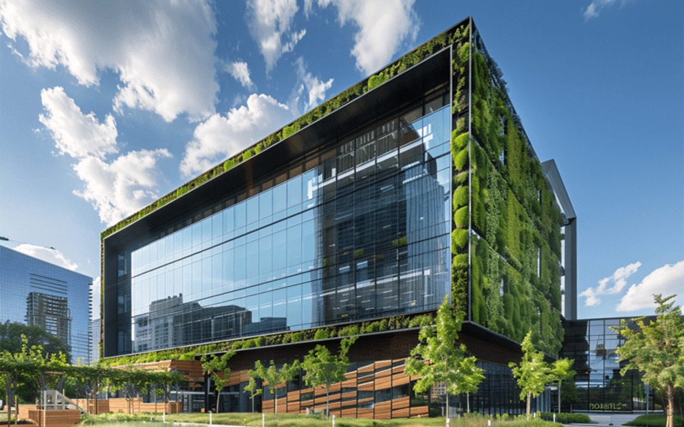 With nearly 75% share in H1 2024, occupier interest growing in green office spaces