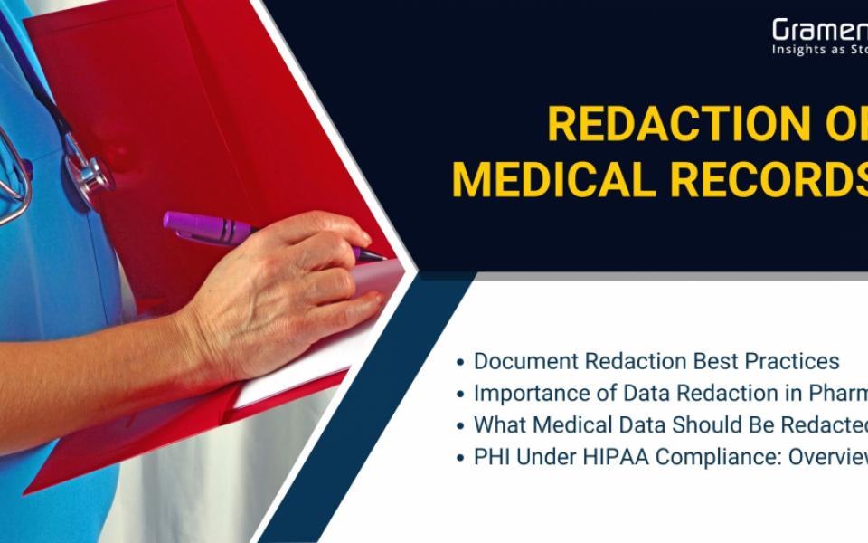 Redaction of Medical Records: How to Do it for Clinical Trial Documents