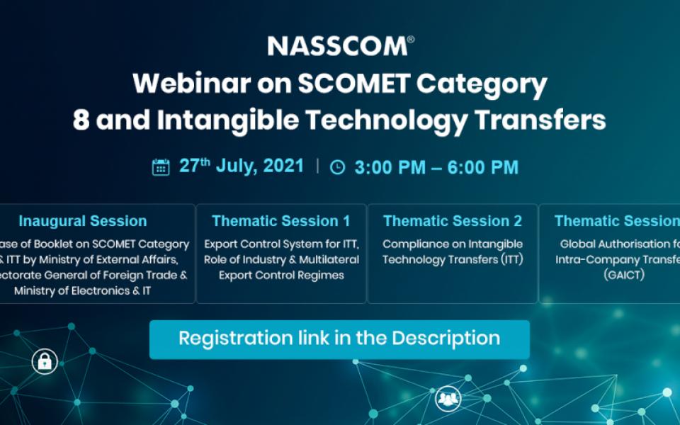 NASSCOM Webinar on SCOMET Category 8 and Intangible Technology Transfers