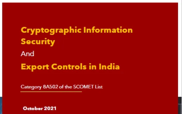 NASSCOM Paper on 'Cryptographic Information Security and Export Controls in India'