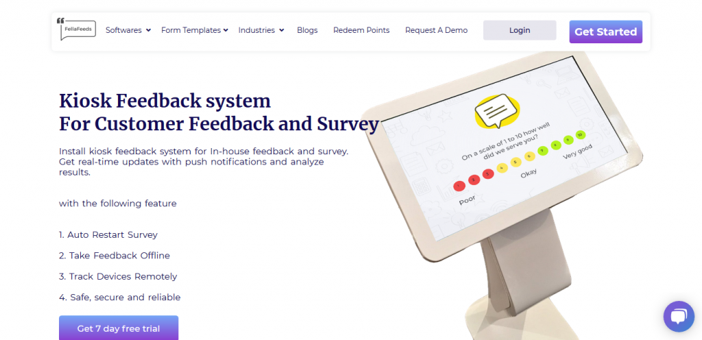 Kiosk Feedback Software