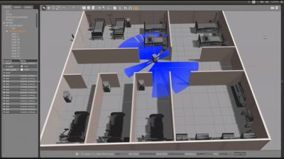 Peer Robotics - Autonomous Navigation simulation